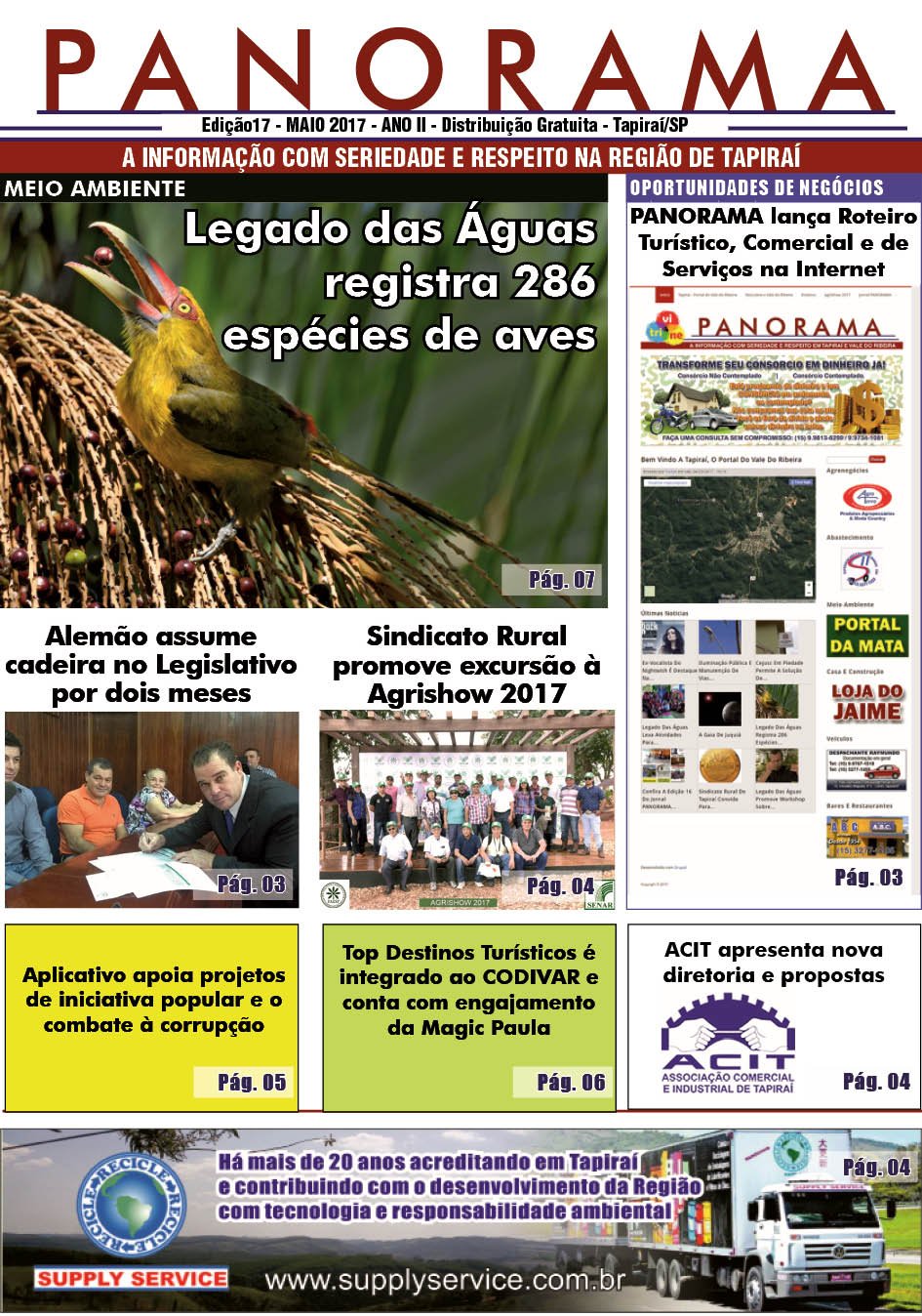 Jornal PANORAMA Ed. 17 - Maio de 2017