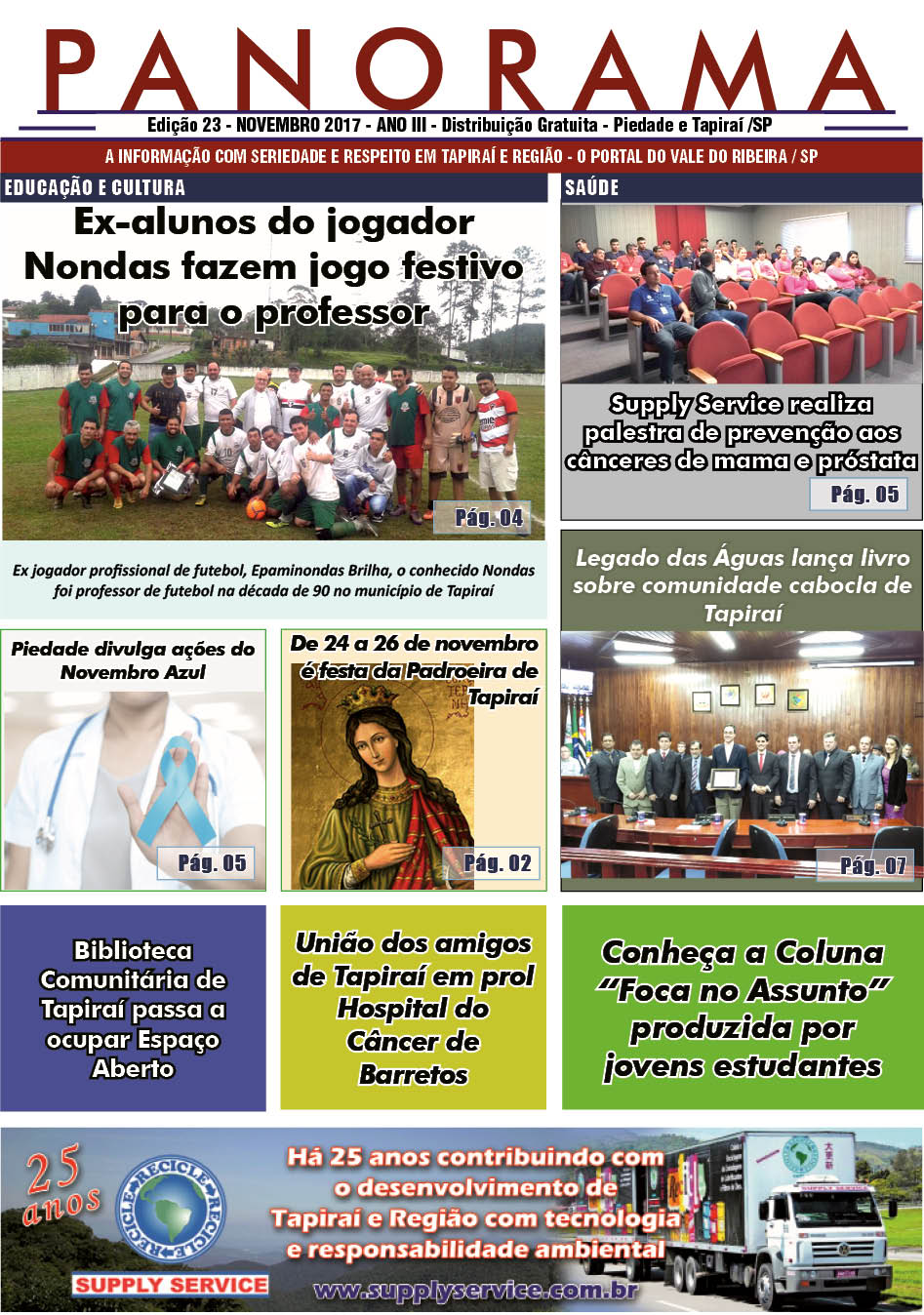 Jornal PANORAMA Ed. 23 - Novembro de 2017