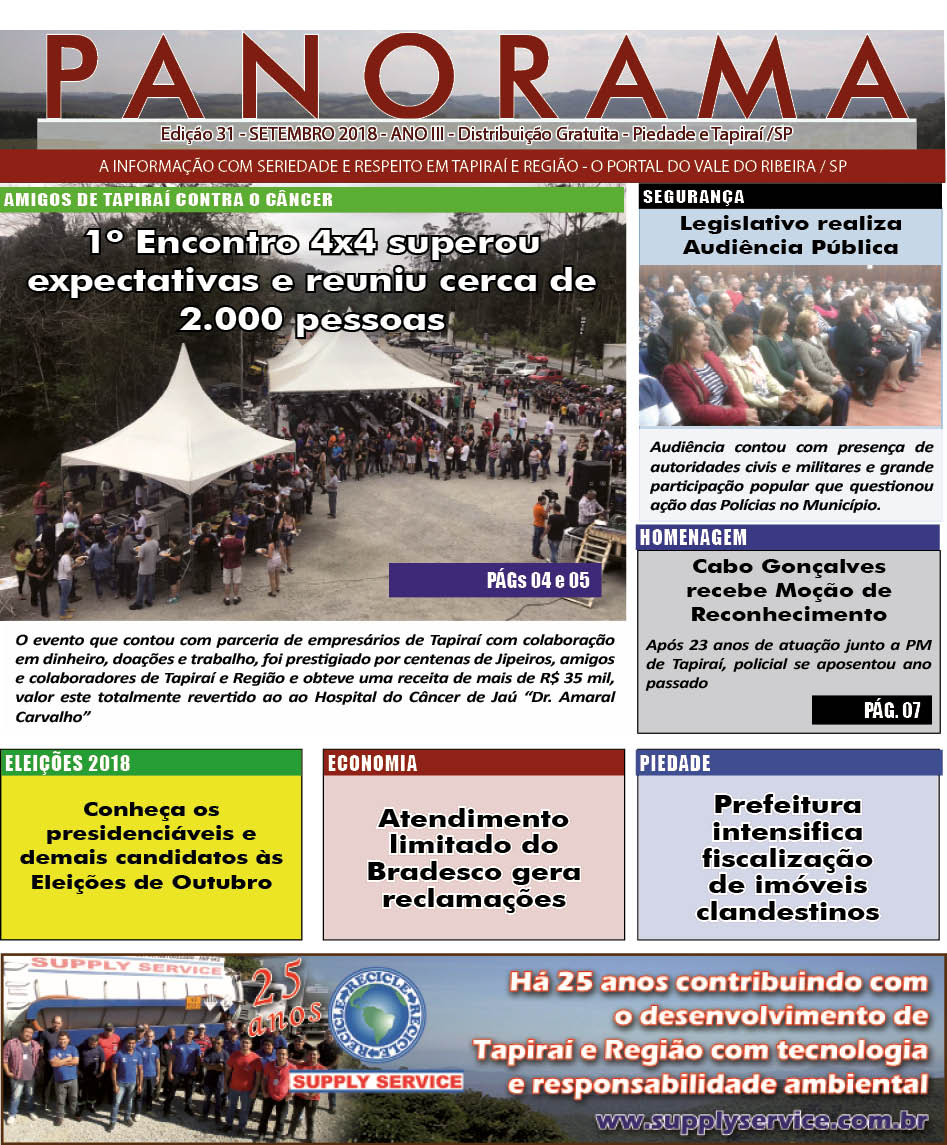 Jornal PANORAMA Ed. 31 - Setembro de 2018