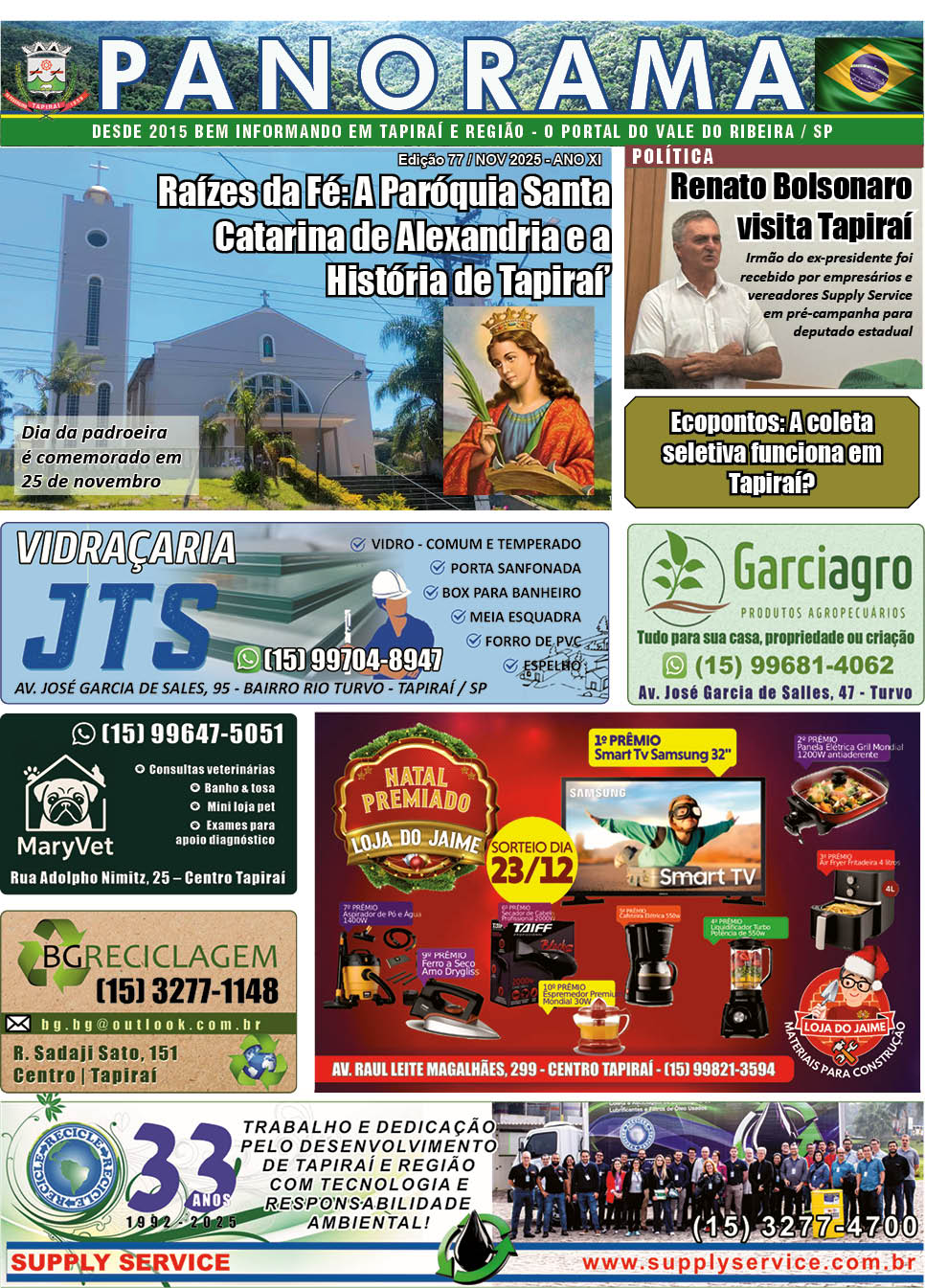 Jornal PANORAMA Ed. 77 - Novembro de 2025