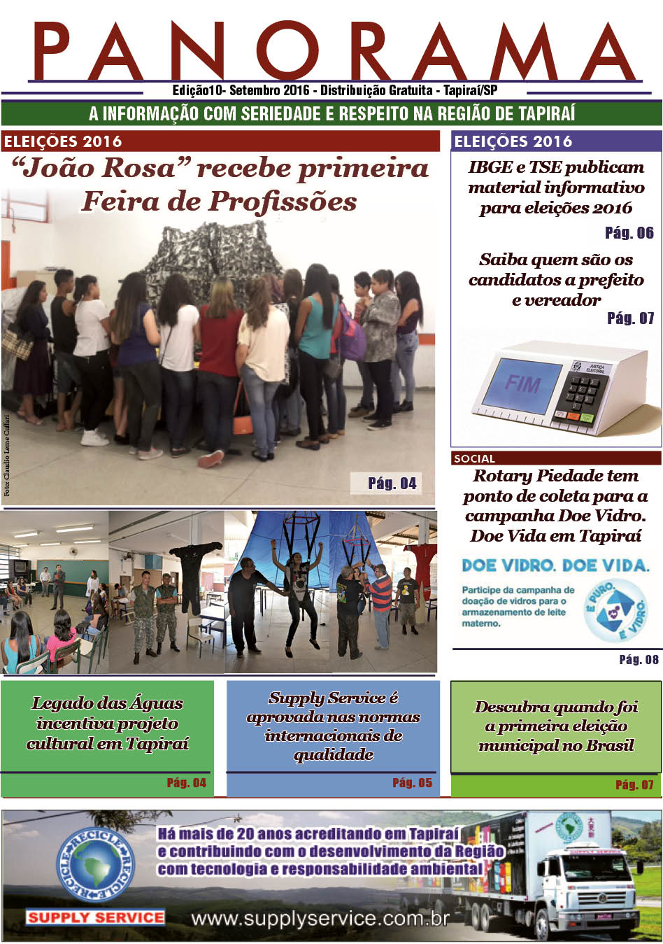 Jornal PANORAMA Ed. 10 - Setembro de 2016