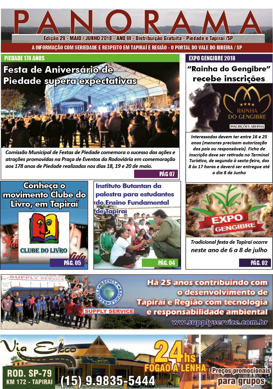 Jornal PANORAMA Ed. 29 - Maio de 2018
