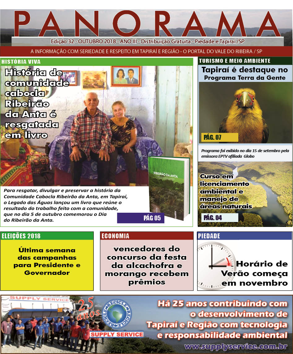 Jornal PANORAMA Ed. 32 - Outubro de 2018