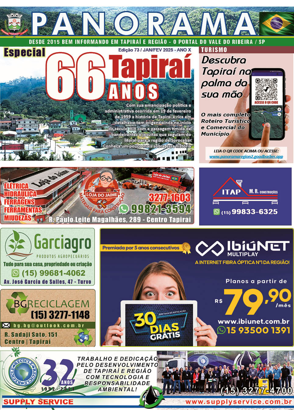 Jornal PANORAMA Ed. 73 - Fevereiro de 2025