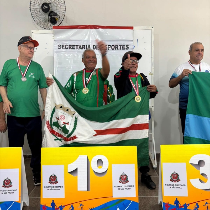 Tapiraí Brilha nos Jogos da Melhor Idade (JOMI) com Vitórias em Cinco Modalidades e Título no Buraco Masculino